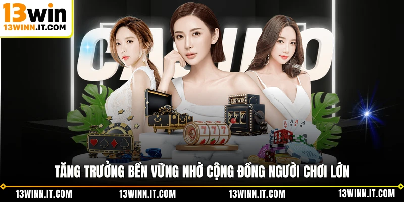 Tăng trưởng bền vững nhờ cộng đồng người chơi lớn